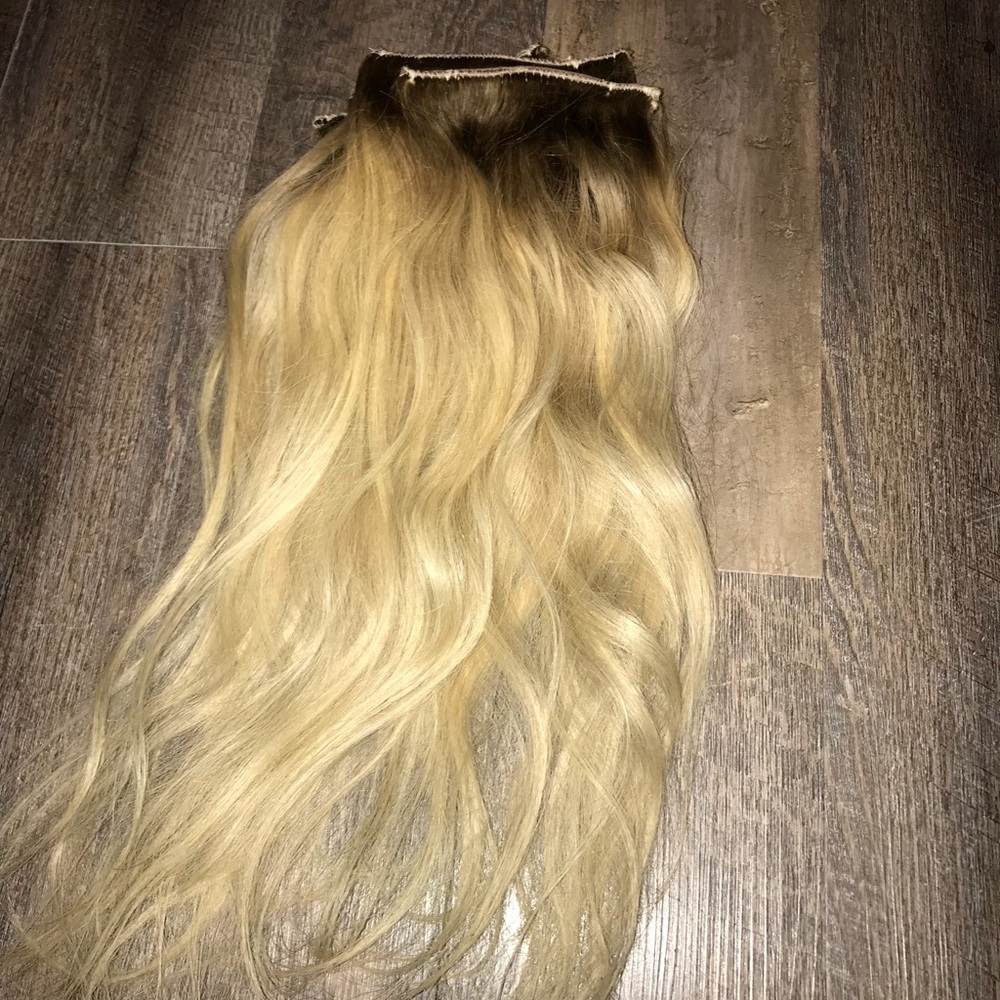 Clip in hair extensions